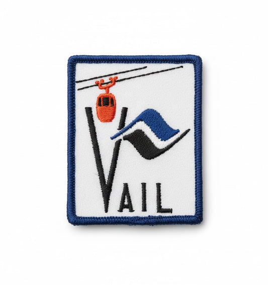 k2 embroidered logo ski patches Vail Mountain, Colorado Restort Mountain Premium Patch DIY Iron-on or Sew-on Decorative Badge Emblem Vacation Souvenir Travel Gear Clothes Appliques sleeved shirt with cool and stylish print and the K2 logo on the shirt Parche Bordado K2 (Logo)
